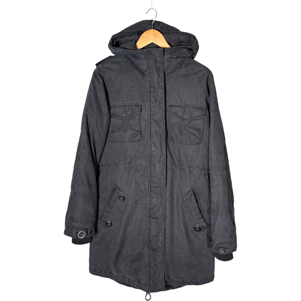 Aritzia Community Paradigm Parka Black Down Winter Coat S